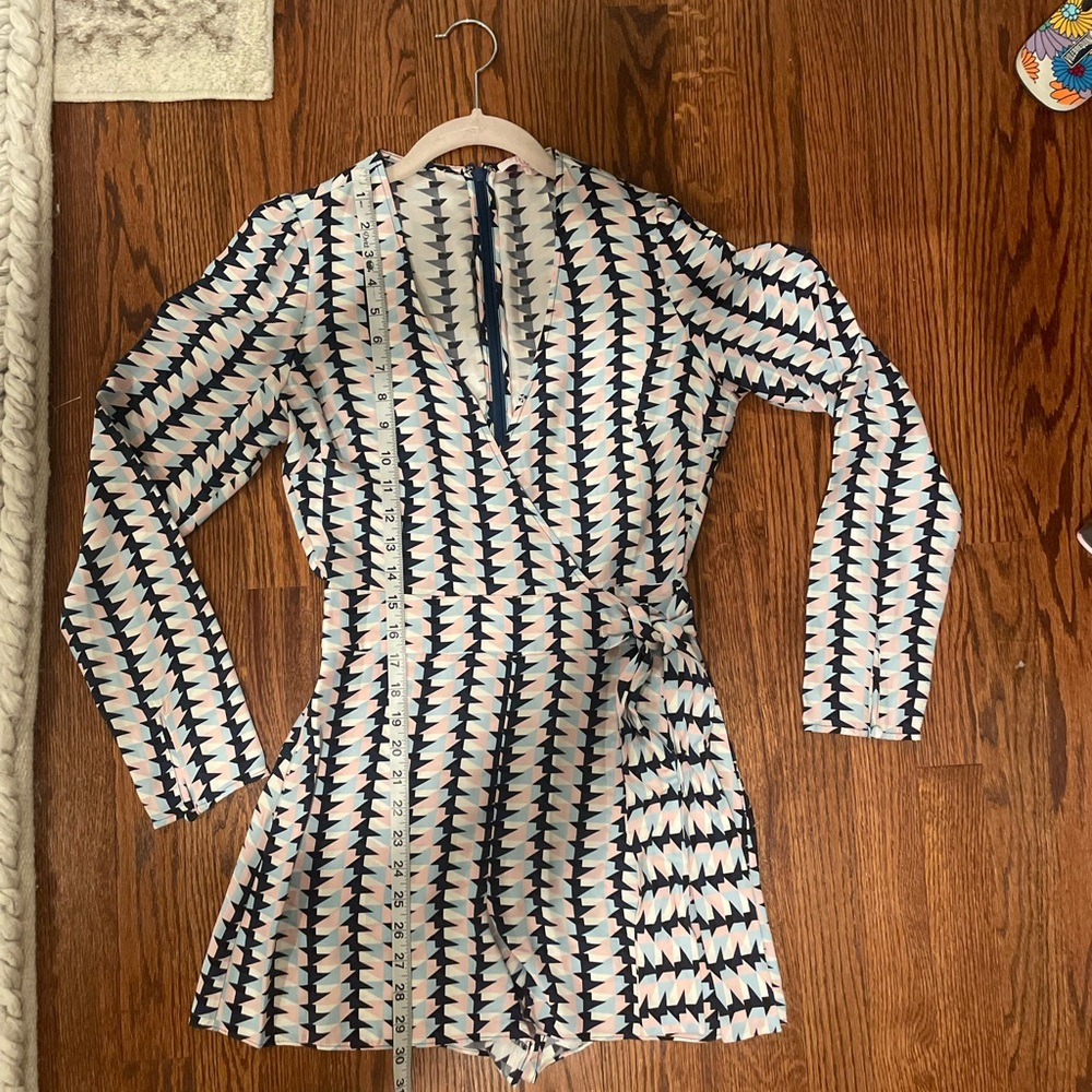Parker Zig Zig Tita Romper size 0, fits petite
